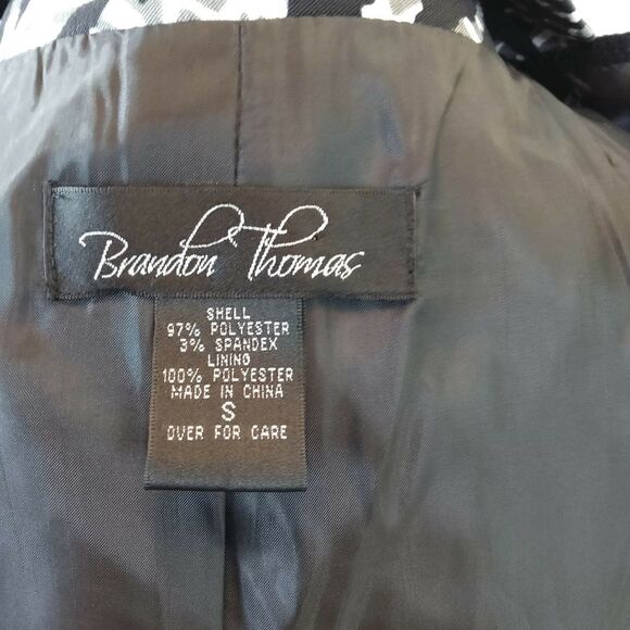 Brandon Thomas black zebra 3 button jacket - Picture 11 of 13